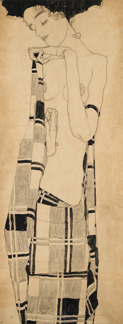 स्थायी लड़की द्वारा Egon Schiele